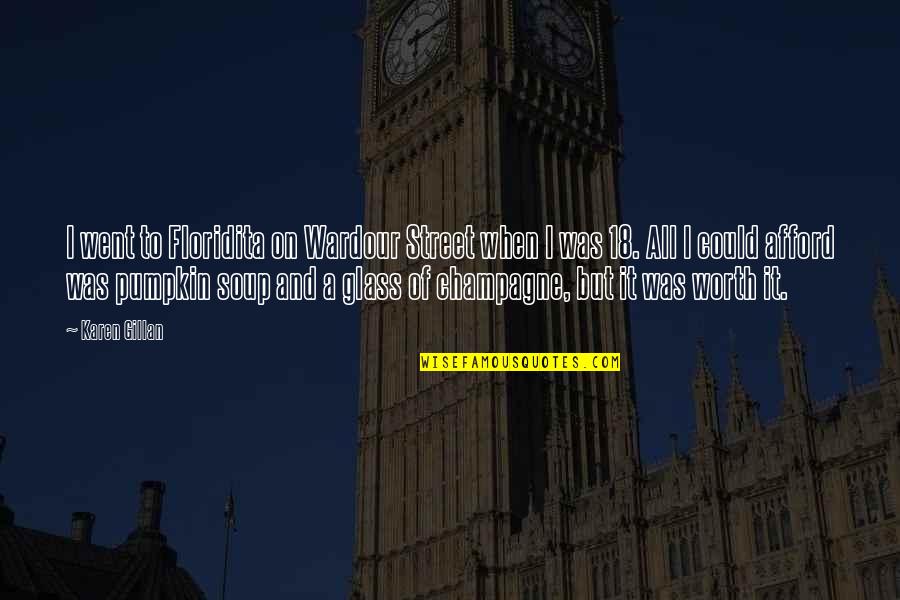 Obligor Risk Quotes By Karen Gillan: I went to Floridita on Wardour Street when Obligor Risk Quotes By Karen Gillan: I went to Floridita on Wardour Street when