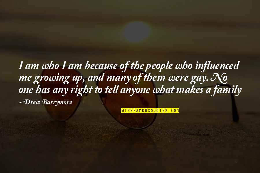Obsessionals Quotes By Drew Barrymore: I am who I am because of the