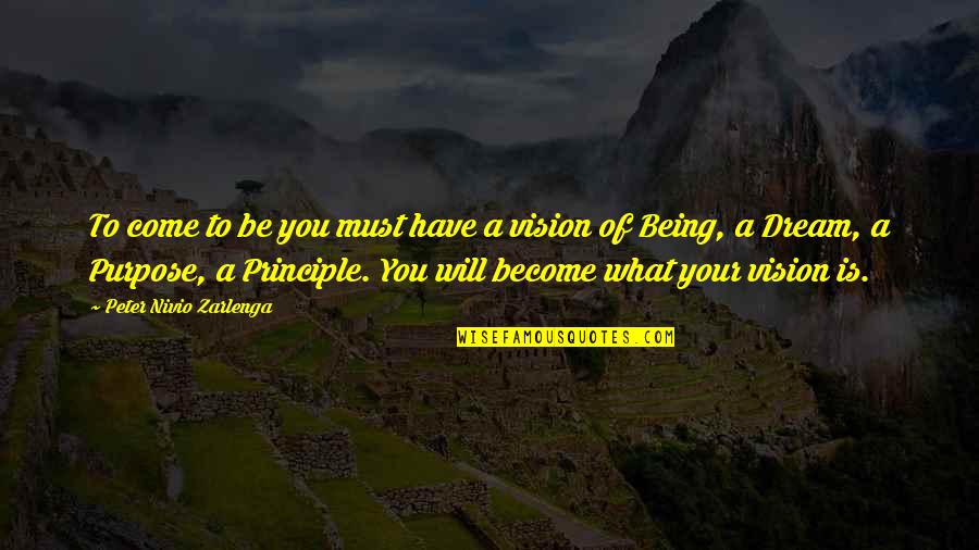 Obzorje Sgp Quotes By Peter Nivio Zarlenga: To come to be you must have a