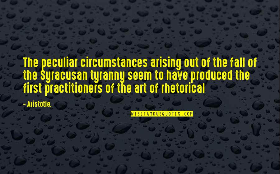 Occultus Patreon Quotes By Aristotle.: The peculiar circumstances arising out of the fall Occultus Patreon Quotes By Aristotle.: The peculiar circumstances arising out of the fall