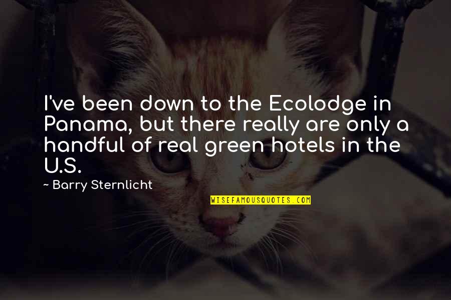 Occupation Important Quotes By Barry Sternlicht: I've been down to the Ecolodge in Panama, Occupation Important Quotes By Barry Sternlicht: I've been down to the Ecolodge in Panama,