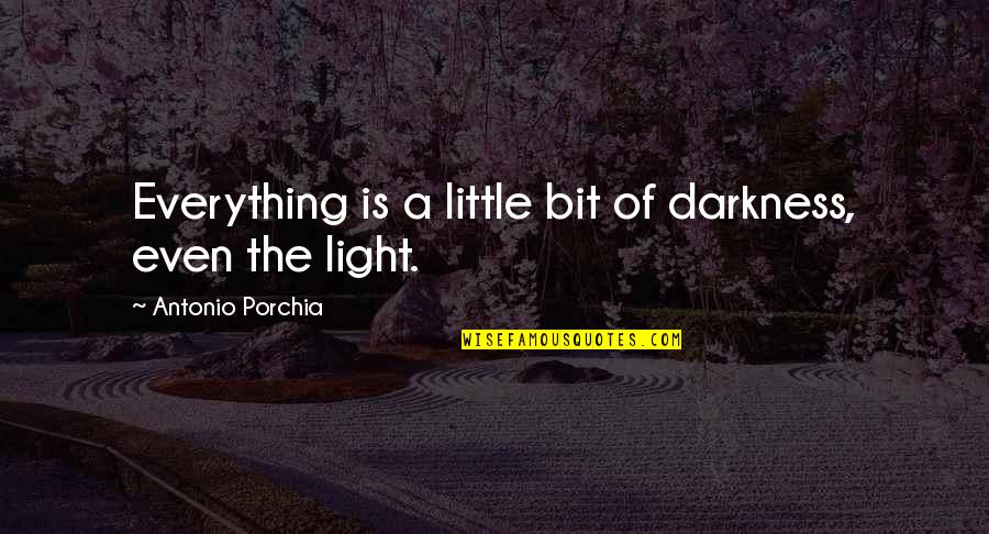 Oceallaigh Quotes By Antonio Porchia: Everything is a little bit of darkness, even