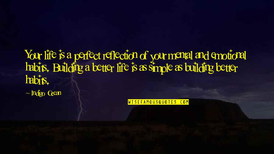 Ocean And Life Quotes By Indigo Ocean: Your life is a perfect reflection of your Ocean And Life Quotes By Indigo Ocean: Your life is a perfect reflection of your