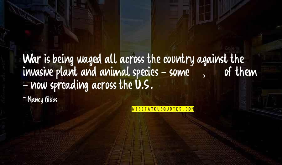 Ocultar La Red Quotes By Nancy Gibbs: War is being waged all across the country Ocultar La Red Quotes By Nancy Gibbs: War is being waged all across the country