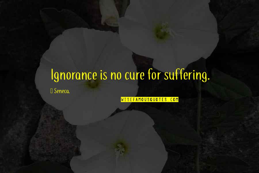Oedipus Quotes By Seneca.: Ignorance is no cure for suffering.