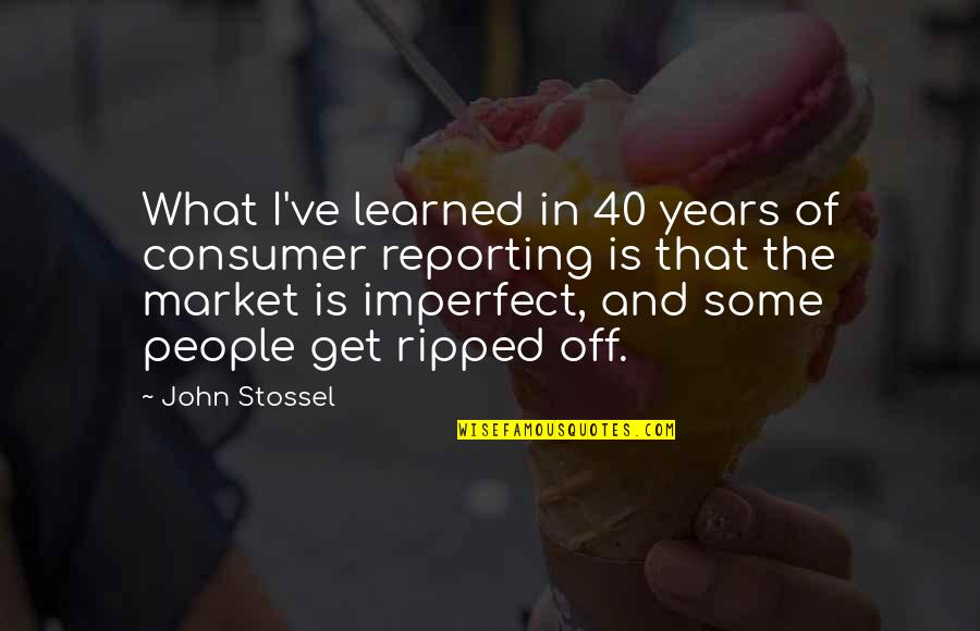 Off The Market Quotes By John Stossel: What I've learned in 40 years of consumer