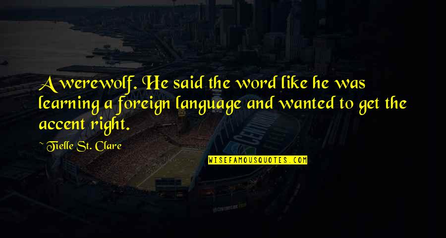 Office Space Movie Tps Reports Quotes By Tielle St. Clare: A werewolf. He said the word like he