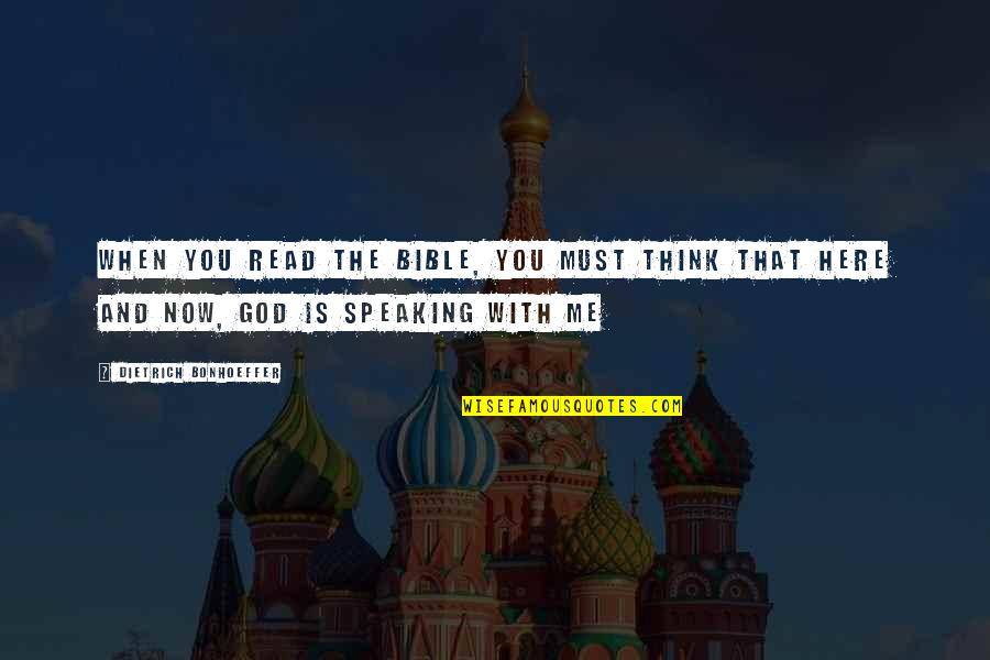 Ofuna Station Quotes By Dietrich Bonhoeffer: When you read the Bible, you must think Ofuna Station Quotes By Dietrich Bonhoeffer: When you read the Bible, you must think