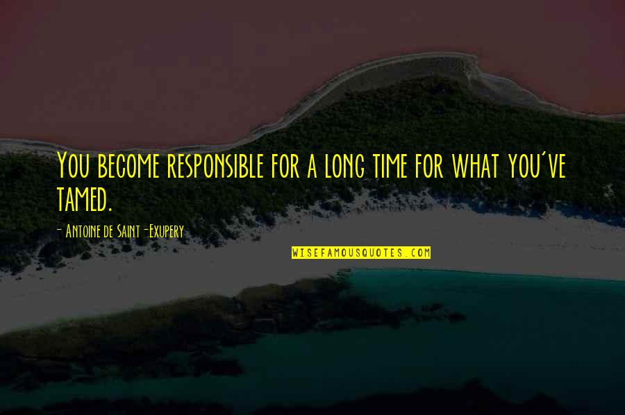 Oggetti Pendant Quotes By Antoine De Saint-Exupery: You become responsible for a long time for Oggetti Pendant Quotes By Antoine De Saint-Exupery: You become responsible for a long time for