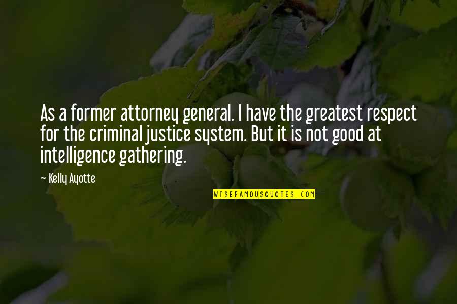 Ohayo Gozaimasu Quotes By Kelly Ayotte: As a former attorney general. I have the