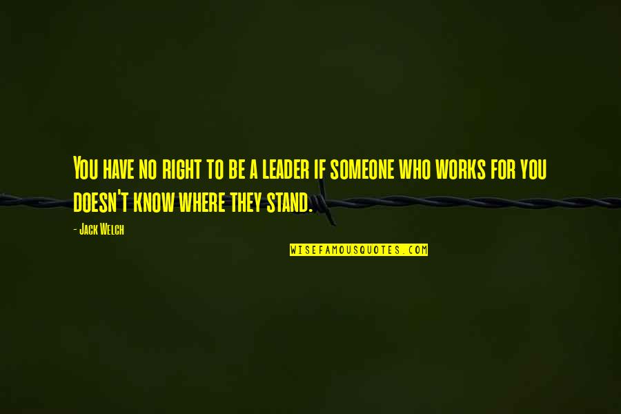 Ohkoshi Lab Quotes By Jack Welch: You have no right to be a leader Ohkoshi Lab Quotes By Jack Welch: You have no right to be a leader