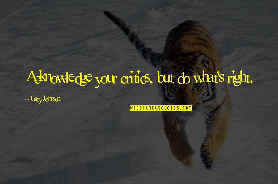 Oikawa Fanart Quotes By Gary Johnson: Acknowledge your critics, but do what's right. Oikawa Fanart Quotes By Gary Johnson: Acknowledge your critics, but do what's right.