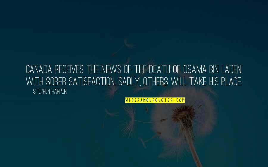 Oirlos Quotes By Stephen Harper: Canada receives the news of the death of Oirlos Quotes By Stephen Harper: Canada receives the news of the death of