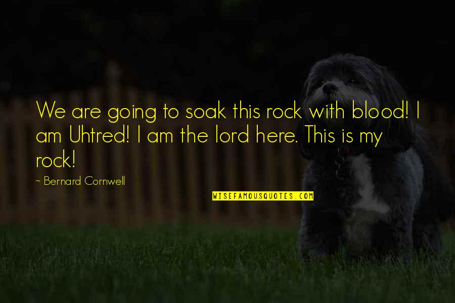 Ojosan Quotes By Bernard Cornwell: We are going to soak this rock with