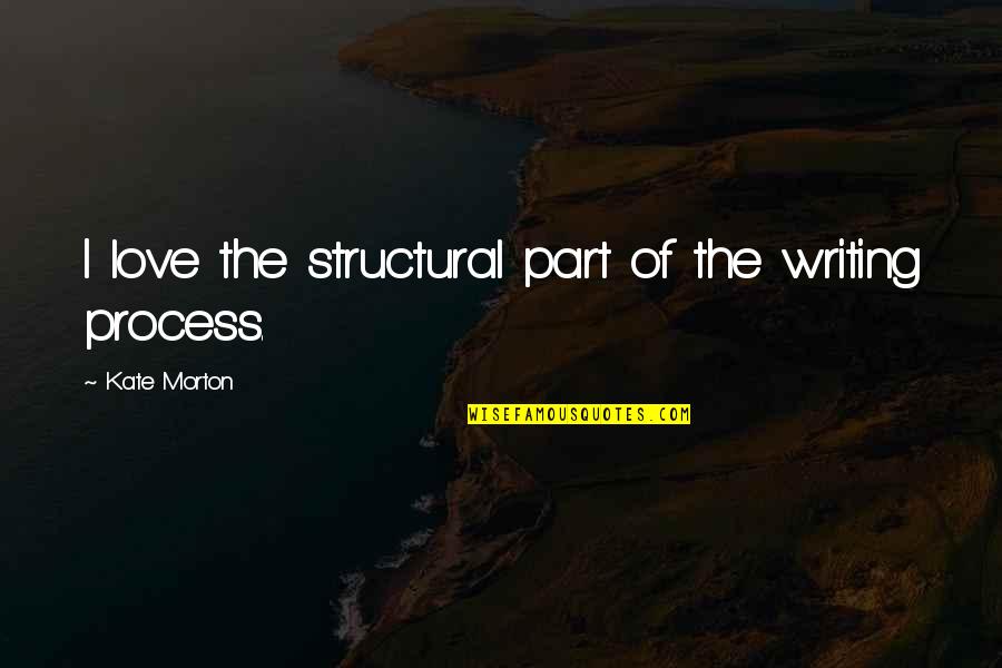 Okane And Monssen Quotes By Kate Morton: I love the structural part of the writing Okane And Monssen Quotes By Kate Morton: I love the structural part of the writing