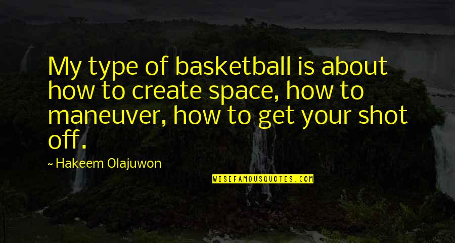 Olajuwon Quotes By Hakeem Olajuwon: My type of basketball is about how to