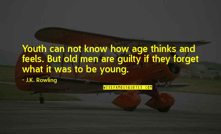 Old Age And Family Quotes By J.K. Rowling: Youth can not know how age thinks and