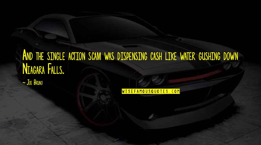 Old And New Photo Quotes By Joe Bruno: And the single action scam was dispensing cash