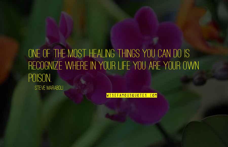 Old Fashioned Mothers Quotes By Steve Maraboli: One of the most healing things you can
