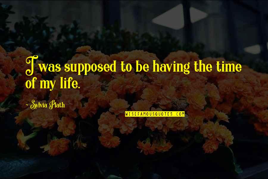 Old Fighter Quotes By Sylvia Plath: I was supposed to be having the time