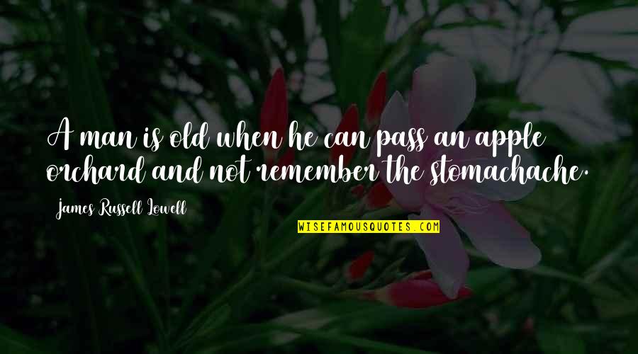 Old Man Birthday Quotes By James Russell Lowell: A man is old when he can pass Old Man Birthday Quotes By James Russell Lowell: A man is old when he can pass