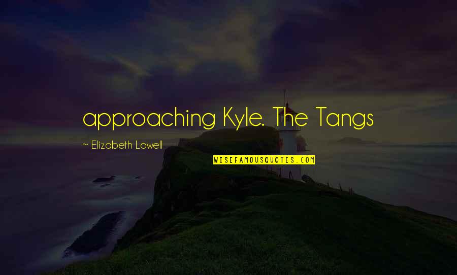 Old Mississippi Quotes By Elizabeth Lowell: approaching Kyle. The Tangs
