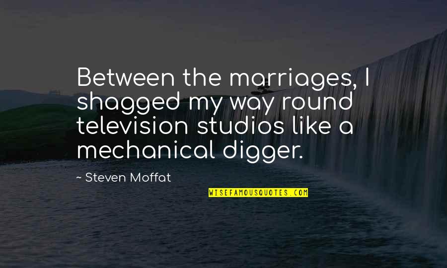 Olesia Stefanko Quotes By Steven Moffat: Between the marriages, I shagged my way round