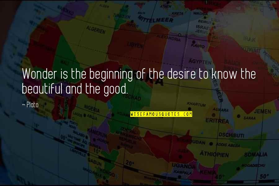 Oliwia Dabrowska Quotes By Plato: Wonder is the beginning of the desire to