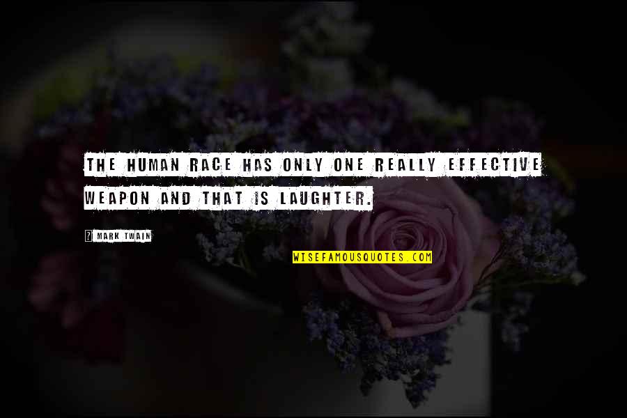 Olukotundeborah Quotes By Mark Twain: The human race has only one really effective