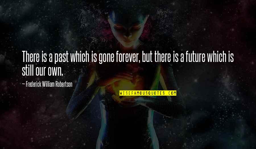 Omgomgomgomgomg Quotes By Frederick William Robertson: There is a past which is gone forever,