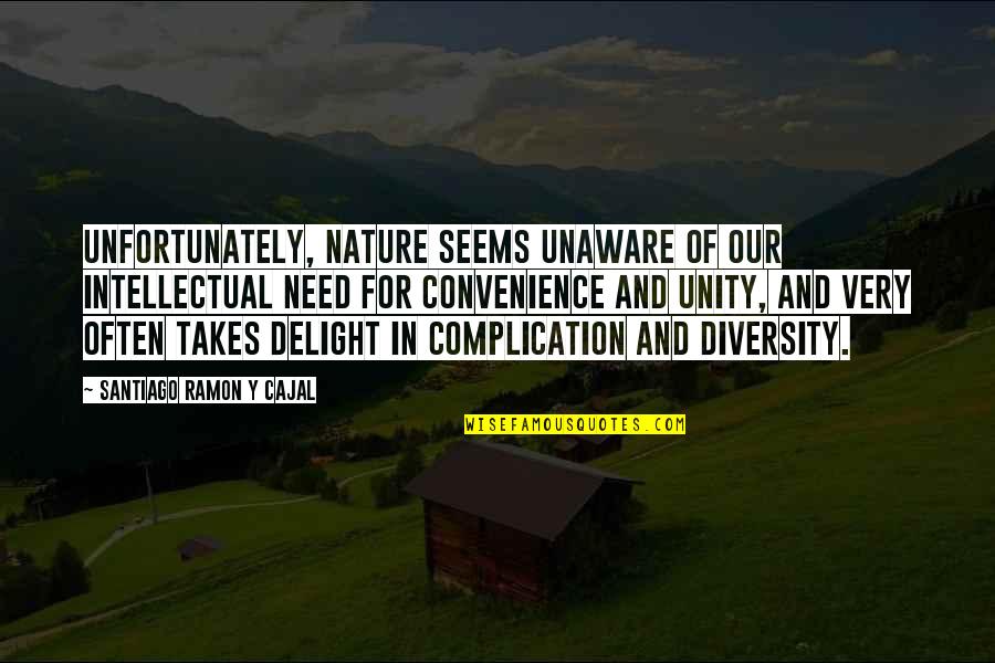 Omoregbee Edugie Quotes By Santiago Ramon Y Cajal: Unfortunately, nature seems unaware of our intellectual need Omoregbee Edugie Quotes By Santiago Ramon Y Cajal: Unfortunately, nature seems unaware of our intellectual need
