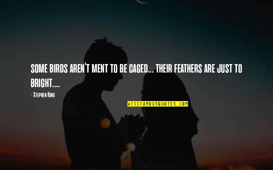 On Being Podcast Quotes By Stephen King: some birds aren't ment to be caged... their