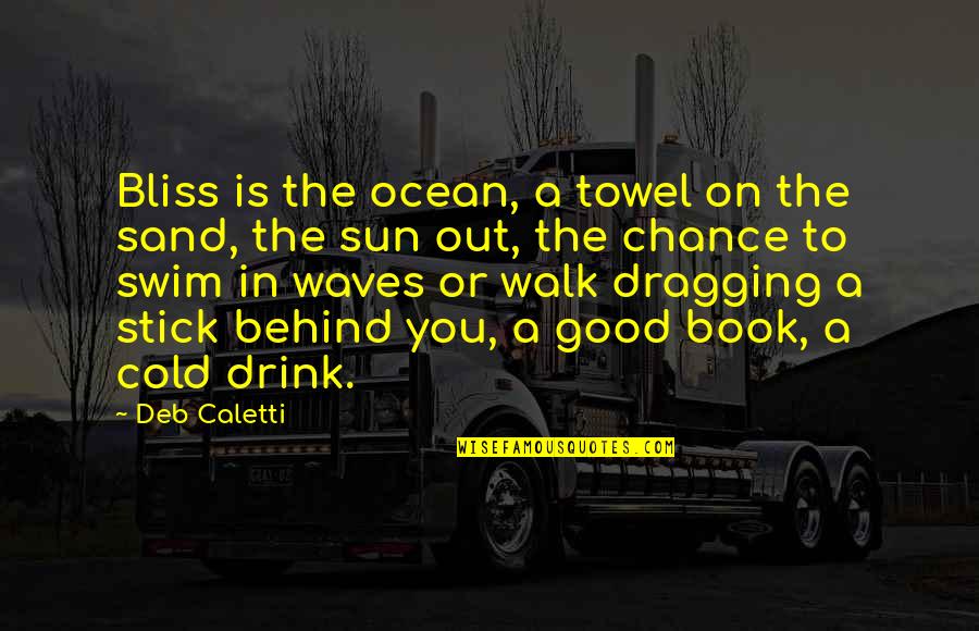 On Chance Quotes By Deb Caletti: Bliss is the ocean, a towel on the