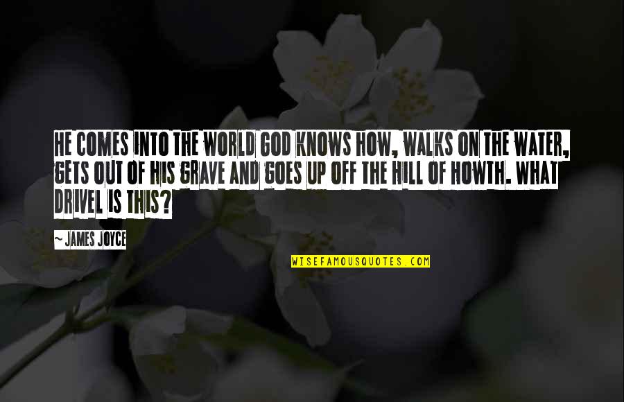 On The Hill Quotes By James Joyce: He comes into the world God knows how,