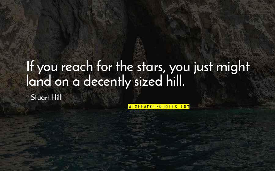 On The Hill Quotes By Stuart Hill: If you reach for the stars, you just