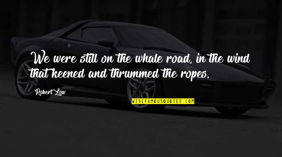 On The Road Quotes By Robert Low: We were still on the whale road, in