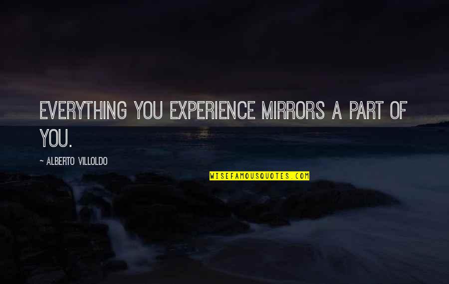Once Upon A Time 3x15 Quotes By Alberto Villoldo: Everything you experience mirrors a part of you.