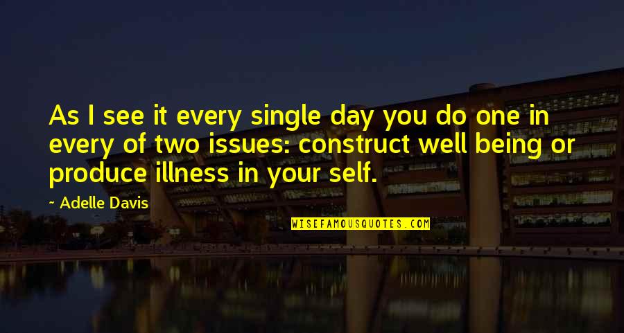 One Day You'll See Quotes By Adelle Davis: As I see it every single day you One Day You'll See Quotes By Adelle Davis: As I see it every single day you