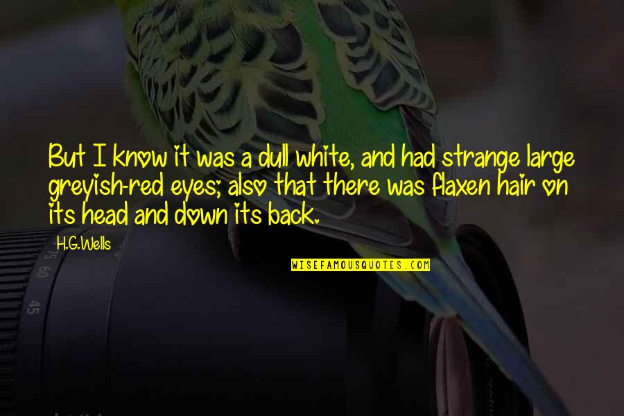 One Day Your Prince Will Come Quotes By H.G.Wells: But I know it was a dull white, One Day Your Prince Will Come Quotes By H.G.Wells: But I know it was a dull white,