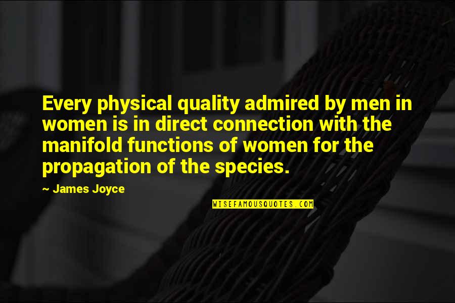 One Line Heart Quotes By James Joyce: Every physical quality admired by men in women One Line Heart Quotes By James Joyce: Every physical quality admired by men in women