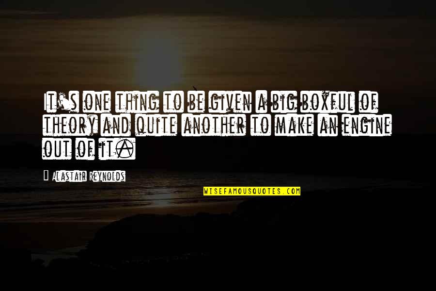 One Liner Gratitude Quotes By Alastair Reynolds: It's one thing to be given a big One Liner Gratitude Quotes By Alastair Reynolds: It's one thing to be given a big