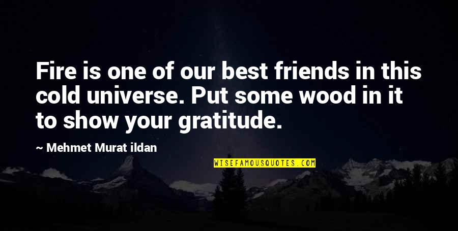 One Of Your Best Friends Quotes By Mehmet Murat Ildan: Fire is one of our best friends in