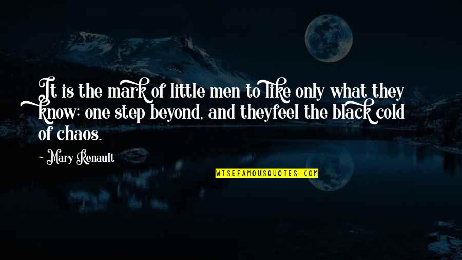 One Step Beyond Quotes By Mary Renault: It is the mark of little men to
