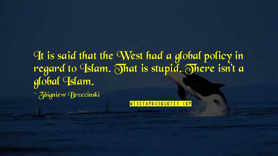 One Time Chance Quotes By Zbigniew Brzezinski: It is said that the West had a One Time Chance Quotes By Zbigniew Brzezinski: It is said that the West had a