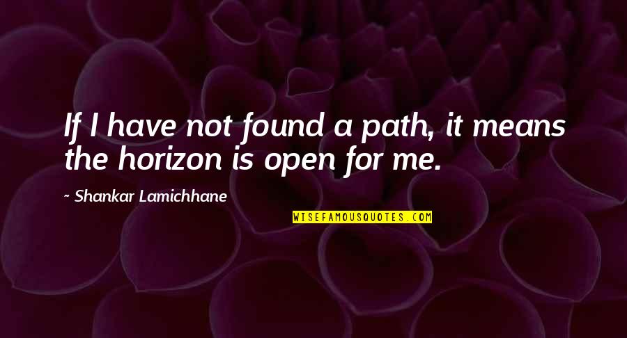 Onesies For Men Quotes By Shankar Lamichhane: If I have not found a path, it