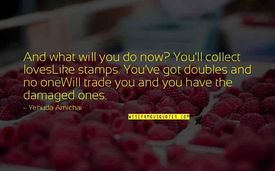 Ones'll Quotes By Yehuda Amichai: And what will you do now? You'll collect