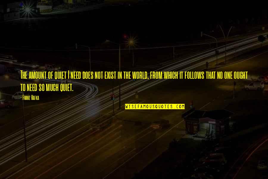 Online Earning Quotes By Franz Kafka: The amount of quiet I need does not Online Earning Quotes By Franz Kafka: The amount of quiet I need does not