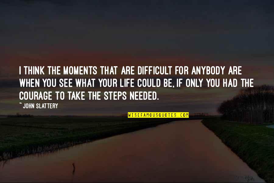 Only If I Had You Quotes By John Slattery: I think the moments that are difficult for