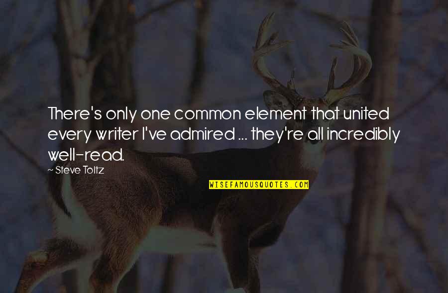 Only That Quotes By Steve Toltz: There's only one common element that united every