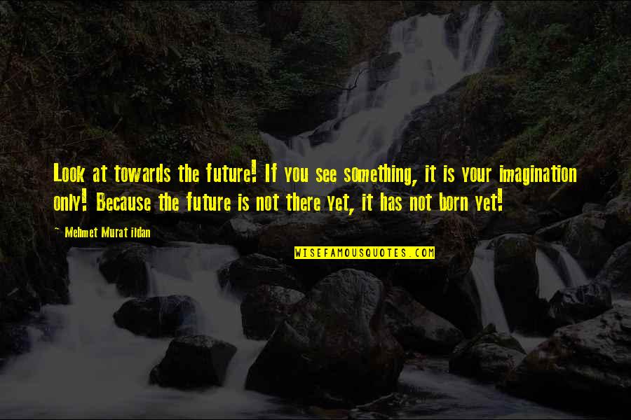 Only The Future Quotes By Mehmet Murat Ildan: Look at towards the future! If you see